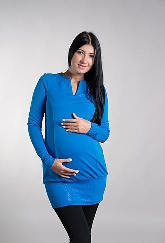 Платье-туника для беременных Impress Mama василек
